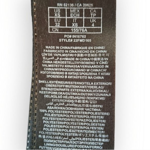 Guess women down puffer Jacket black extra small - Picture 5 of 8